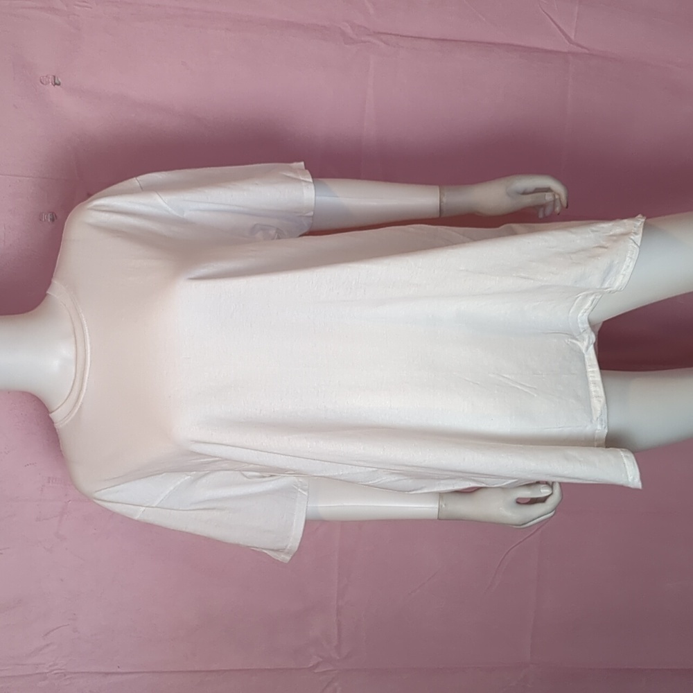 Nasty Gal Easy Does It 100% Cotton Short Sleeve Tee Shirt Dress One Size